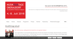 Desktop Screenshot of musikfilmtage-oberaudorf.de